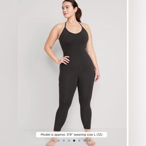 PowerChill Long Length Cami Jumpsuit Romper By Old Navy Active in Size TALL XL